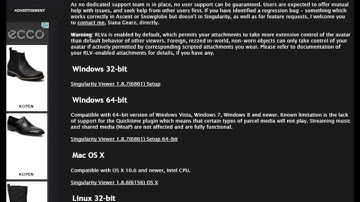 Download and install the OpenSim viewer
