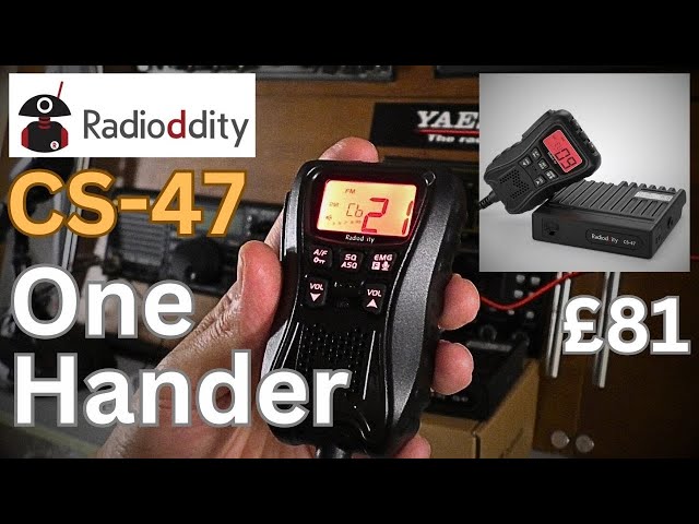 Radioddity CS-47 One Hander CB radio. Including on air reports. 