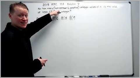 2018 AMC 10 A Problem 6 thru Problem 10: Rapid Fire