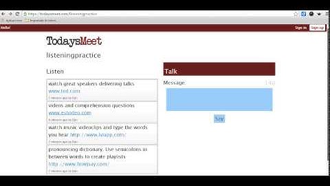 From Whiteboards to Web 2.0 – TodaysMeet 2
