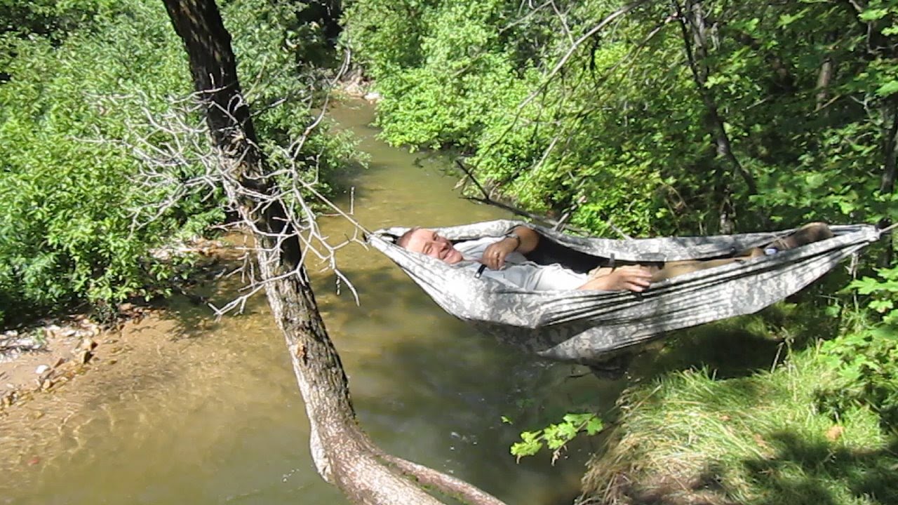 Hammock from a Poncho How to Get a Great Nights Sleep - Tips