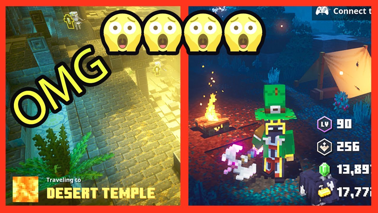 Minecraft Dungeons DESERT TEMPLE secrets The new Adventure Pass Tower