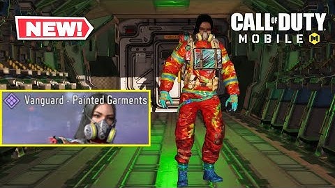 *NEW* Vanguard Painted Garments Gameplay in Season 1 2023 | Cod Mobile Battle Royale | Solo vs Squad