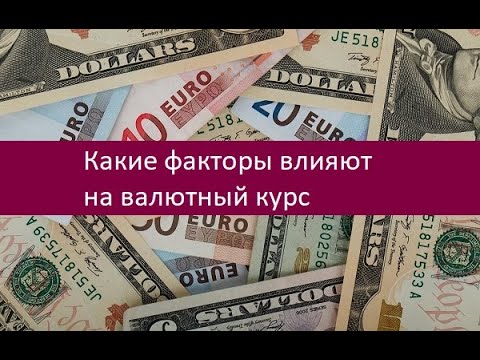 Какие факторы влияют на валютный курс. Полный перечень