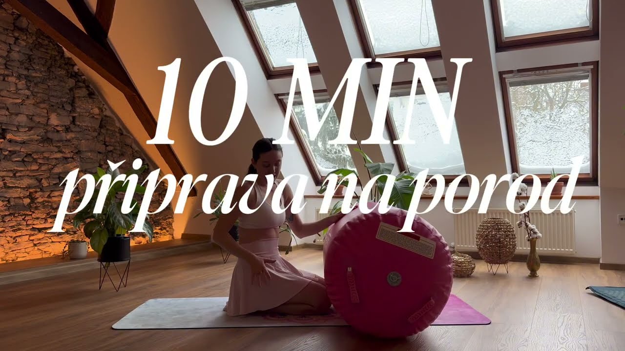 10 MIN PŘÍPRAVA K PORODU I jemné protažení kyčlí & pánve I Aurora by Viktorie