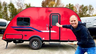 Want a Small Camping Trailer with a Bathroom? The Braxton Creek Bushwhacker Plus has you covered!