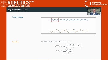 RSS 2020, Spotlight Talk 56: Fourier movement primitives: an approach for learning rhythmic robot...