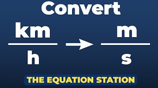 How to convert kilometers per hour to meters per second | Physics Practice Problem