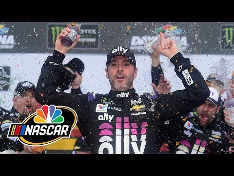 Jimmie Johnson reacts to winning Clash at Daytona | Motorsports on NBC