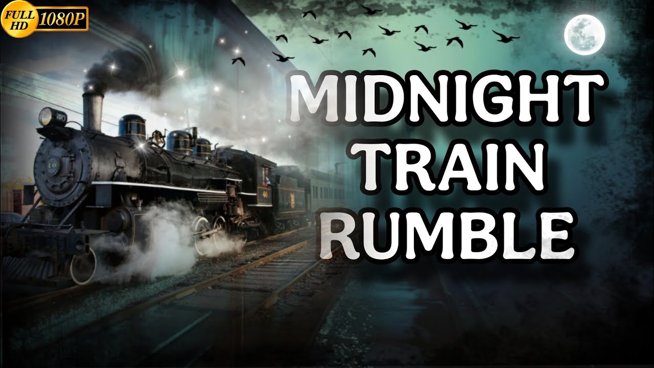 MIDNIGHT TRAIN RUMBLE | TRAIN SOUND - YouTube