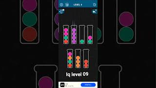Sort It Puzzle Game Level 09 | Smart Moves & Tips | No Commentary Gameplay #puzzler #easy puzzle