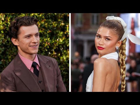 Zendaya and Tom Holland Caught Kissing at London Challengers Premiere