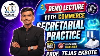 DEMO LEC 1 | SP | 11th com | PROF. TEJAS EKBOTE