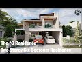 Small House Design (8m x 20m) - Two Storey Six Bedroom Residence | Bale Arkitek_TourA