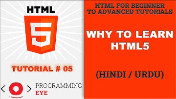 Why to learn HTML? | Hindi / Urdu | Programming Eye