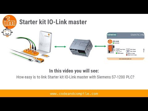 How to link Siemens S7-1200 with ifm Starter kit IO-Link master