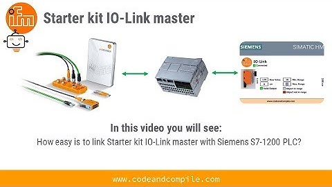 How to link Siemens S7-1200 with ifm Starter kit IO-Link master