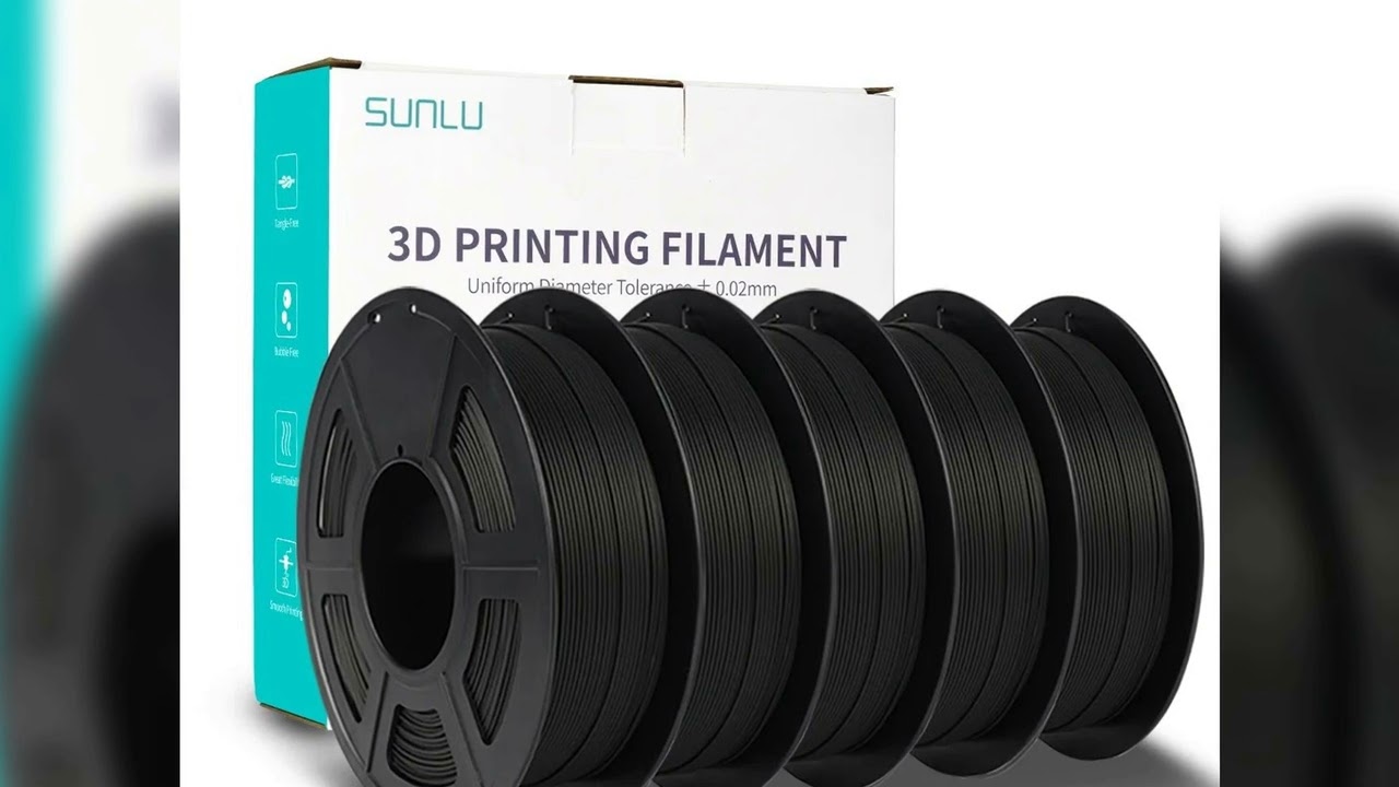 Latest Products You Must Know! SUNLU 5KG PLA Matte 3D Printer Filament 1.75mm 1KG/Roll Frosted Tex