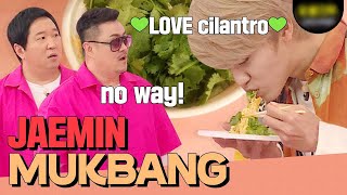 Jaemin's cilantro Mukbang! with ramen