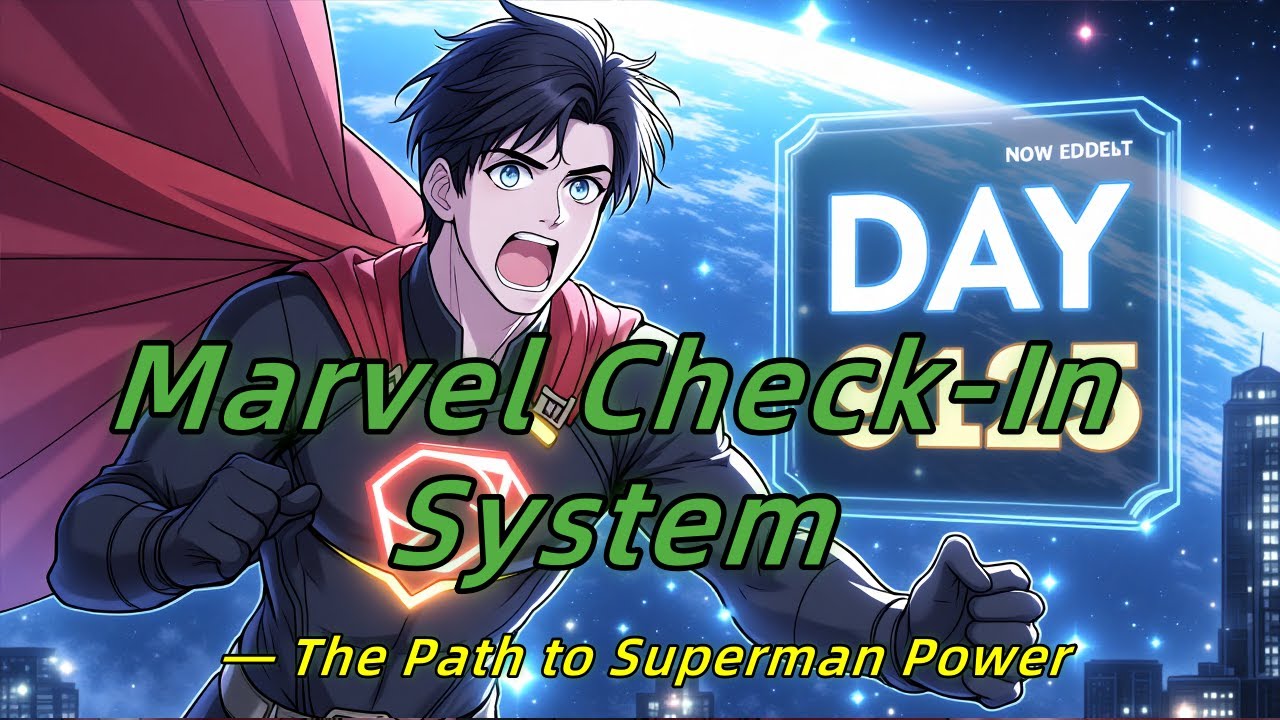 Marvel Check-In System — The Path to Superman Power #marvel