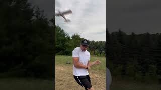 When you almost get hit by a Rc plane #shorts (repost)