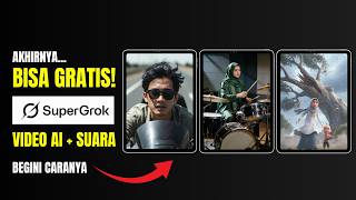 AKHIRNYA!  GROK AI GRATIS LAGI! Bisa Bikin Video AI + Suara | Resolusi HD & Durasi Panjang