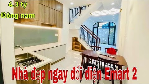 Bán nhà Gò Vấp | Nhà đẹp vị trị siêu tiện ích ngay đối diện siêu thị Emart 2 hơn 4 tỷ full nội thất.