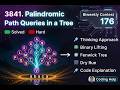 LeetCode 3841: Palindromic Path Queries in a Tree | Binary Lifting + Fenwick Tree 🔥