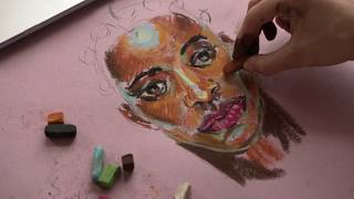 Chalk pastel tutorial: Portrait