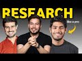 Research like a pro 🔥 | secret of Dhruv rathee, nitish rajput, mohak mangal | Sgrow yt 