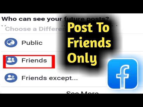 How to Change All Facebook Post to Only Friends