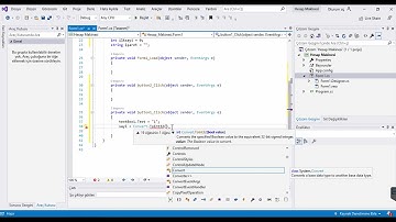 C# Windows form ile basit hesap makinesi yapımı 1. video