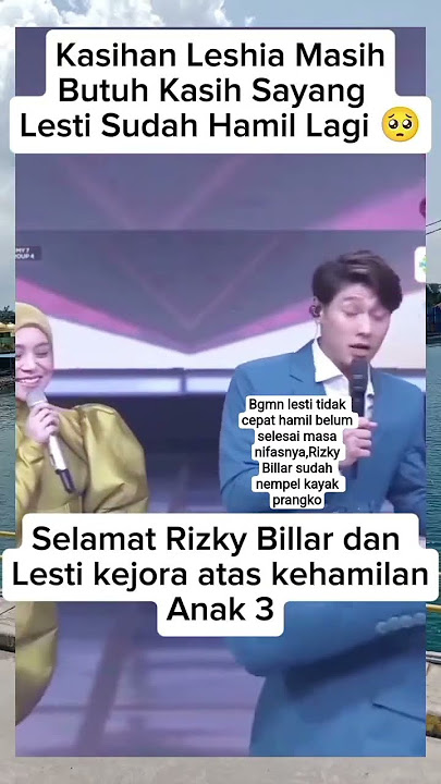 Lesti Kejora is pregnant with her third child again #leslar #lestibillar #lestikejora