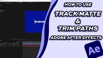 How to use Track Matte and Trim Path to Create a Text Animation [Adobe After Effects]
