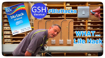 How to Easily Remove Plastic Screw Caps from Sockets and Light Switches a Life Hack With Blu Tack