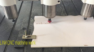 LINKCNC CNC router Multi head machine 2 spindle with 8 heads