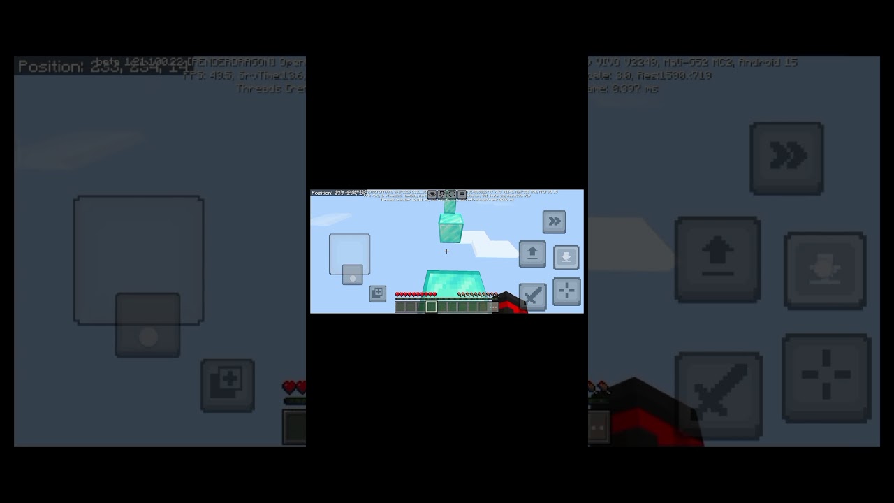 minecraft parkour 🔥 on MCPE at mobile 📱#minecraftparkour