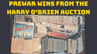 Our Pre-War Vintage Baseball Auction Wins from the Harry O'Brien Collection Estate Sale