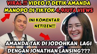 (VIRAL)VIDEO 17 DETIK AMANDA MANOPO DI TIKTOK 4,9JUTA VIEWS⁉️