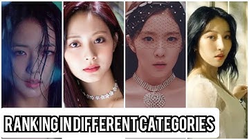 BLACKPINK, TWICE, RED VELVET, & GFRIEND Ranking in Different Categories in 2021 (My Opinion Only)