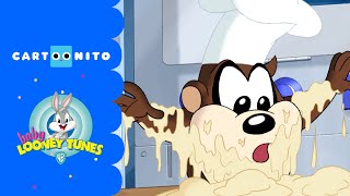 Baby Looney Tunes | Baking a Big Cinnamon Roll | Cartoonito