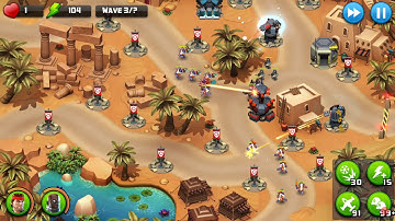 Alien Creeps TD - Challenges Level 38-Oasis of Ash - Medium