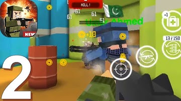 Block Gun: FPS PvP War - Online Gun Shooting Games - Gameplay Walkthrough Part 2 (Android, iOS Game)