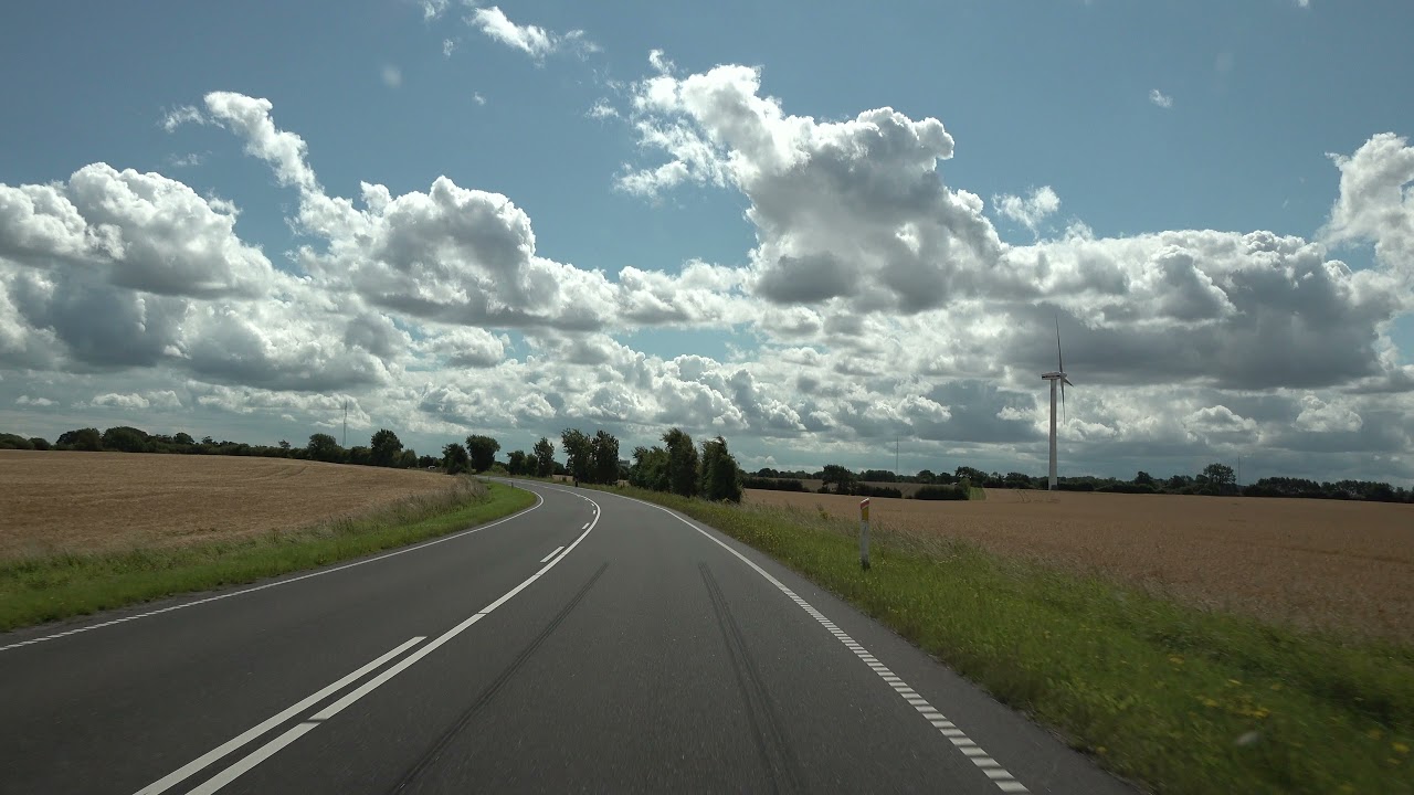 Car ride Køre ud i sommerlandene Skive – Kolding – Als – Tønder - Skive UHD/4K /HDR Video 3/14