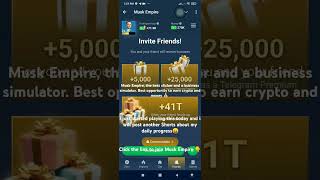 Celebrity Best Clicker & Business Simulation MUSK EMPIRE (Day 1) Earn Money Fast ✅ Profile
