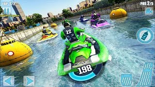 Water Jet Ski Boat Racing 3D - Impossible Speeds - Android Gameplay #1 screenshot 2