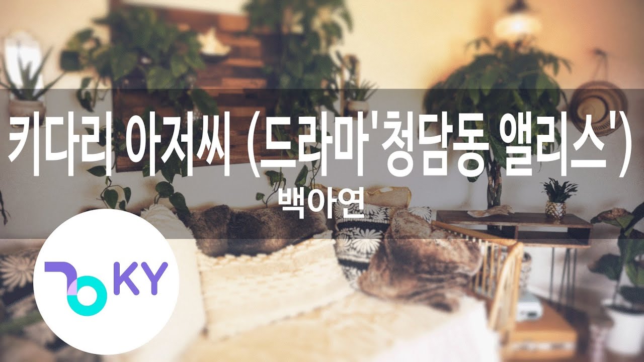 키다리 아저씨 (드라마'청담동 앨리스') - 백아연(Daddy Long Legs - Baek Ah Yeon) (KY.87478) / KY Karaoke