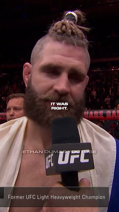 When Jiri Was Honest vs. Alex Pereira