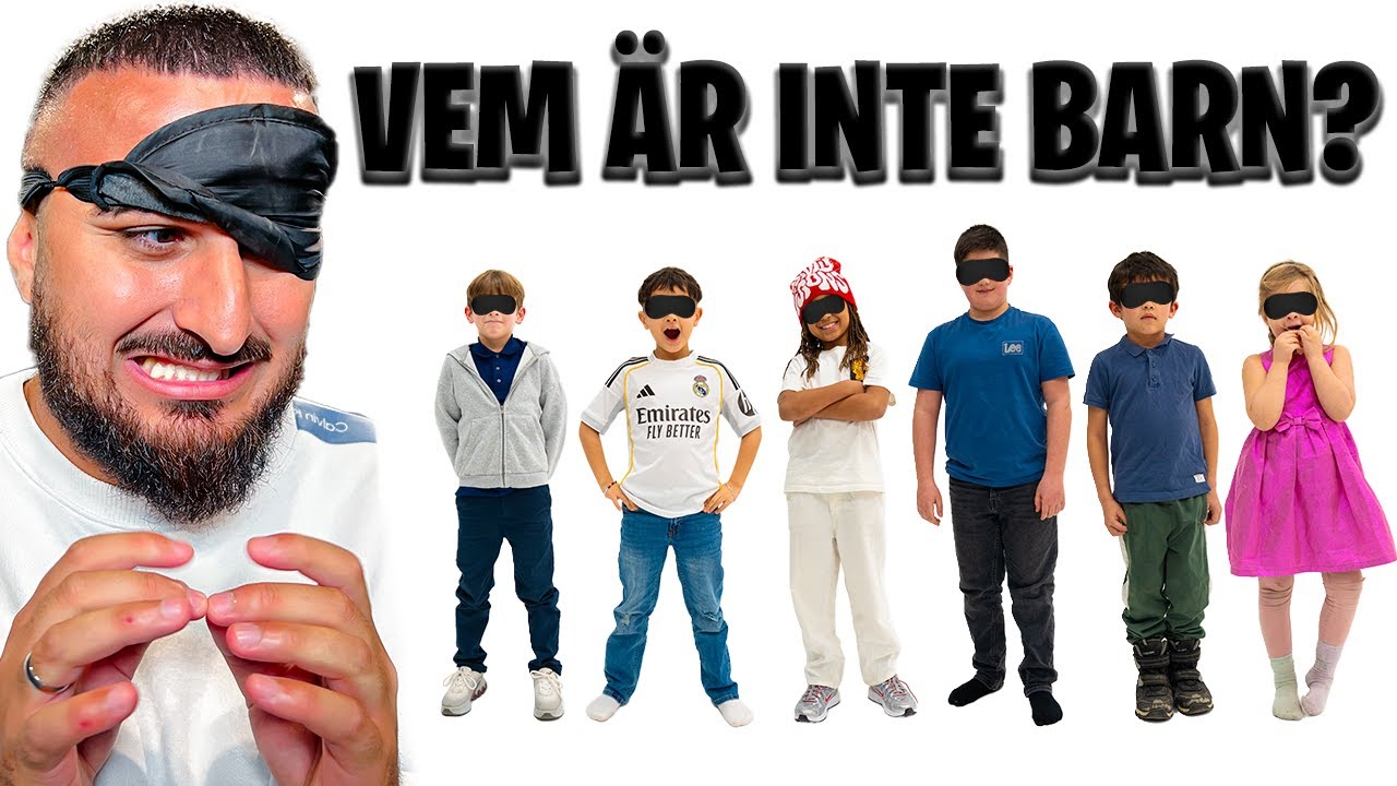 6 BARN VS 1 VUXEN *GISSA BARNET*