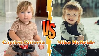 Niko McBride (Shonduras) VS Cayden Correia Stunning Transformation 💄 From Baby To Now